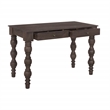 Casartis Living French Country Solid Wood Desk in Coffee Brown