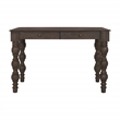 Casartis Living French Country Solid Wood Desk in Coffee Brown