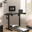 Kowo K314 Corner Electric Height Adjustable Wood Standing Desk in Black