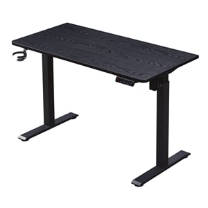 Kowo 48&quot K304 Electric Height Adjustable Wood Standing Desk in Black