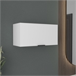 Caroleen Wall Cabinet 1 door 1 Shelf White Engineered Wood