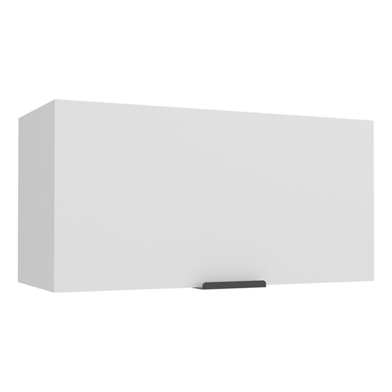 Caroleen Wall Cabinet 1 door 1 Shelf White Engineered Wood