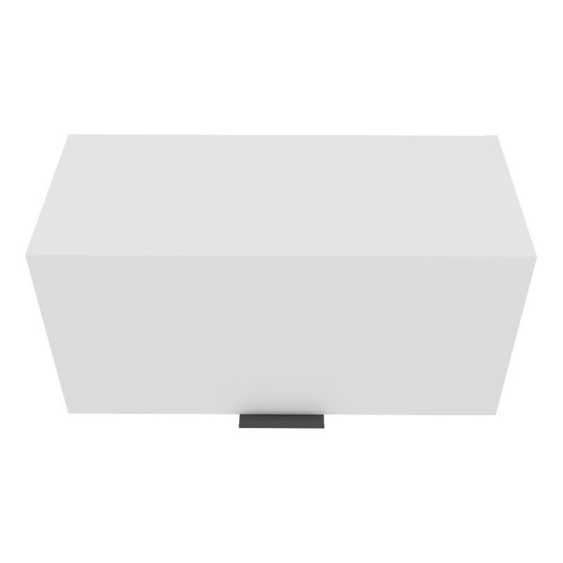 Caroleen Wall Cabinet 1 door 1 Shelf White Engineered Wood