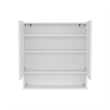 Susitna Medicine Cabinet 2 Doors 4 Shelves White Engineered Wood