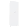 London Armoire Two Shelves Rod Double Door White Engineered Wood