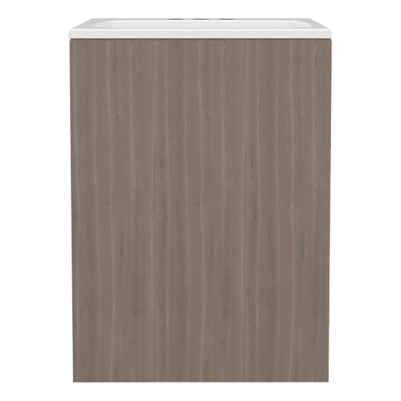 Froid Bathroom Vanity 1 Door 3 shelves Smokey Oak Engineered Wood