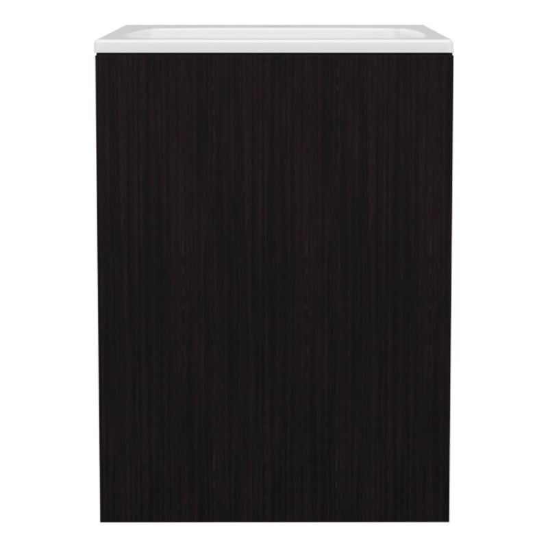 Froid Bathroom Vanity 1 Door 3 shelves Black Wengue Engineered Wood