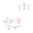 Roann Coffee Table  2 Shelves Black Wengue / Light Oak Engineered Wood