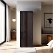 Ghent Armoire 2 Doors 4 Shelves Walnut / Black Wengue Engineered Wood