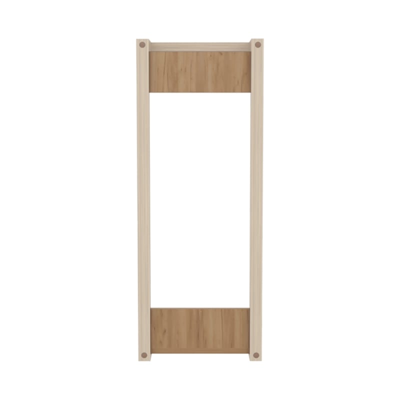 Ambia Wall Tower Rack Light Oak Engineered Wood