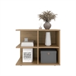 Orchards Console Sideboard 4 Shelves Light Oak Engineered Wood