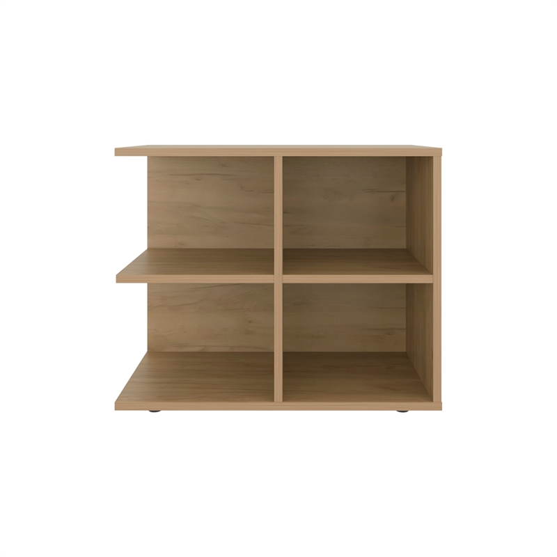 Orchards Console Sideboard 4 Shelves Light Oak Engineered Wood