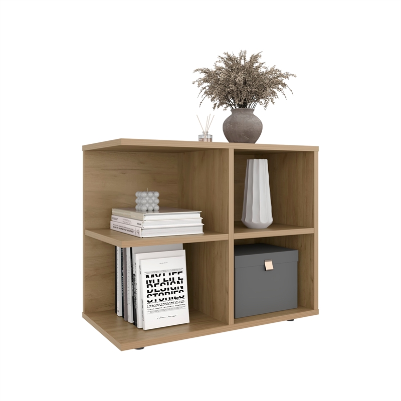 Orchards Console Sideboard 4 Shelves Light Oak Engineered Wood