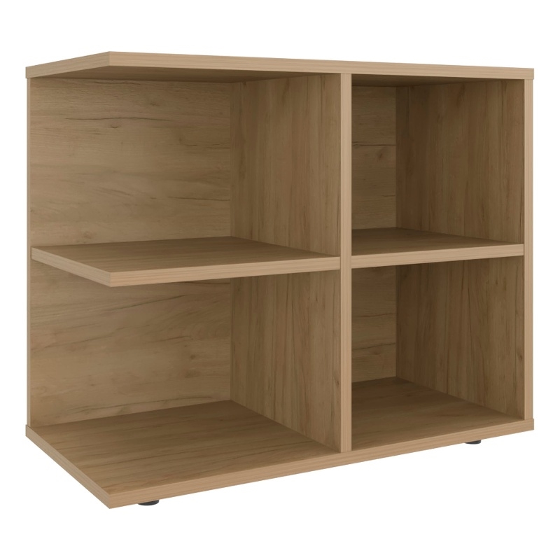 Orchards Console Sideboard 4 Shelves Light Oak Engineered Wood