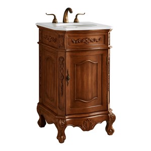 Elegant Kitchen and Bath Danville 21&quot Single Solid Wood Bathroom Vanity in Brown