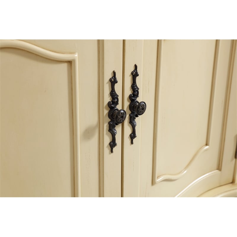 Elegant Kitchen and Bath Danville Solid Wood Bathroom Vanity in Antique Beige