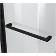 Elegant Kitchen and Bath Warren Semi-frameless Aluminum Shower Door in Black