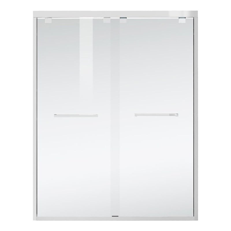 Elegant Kitchen and Bath Warren Semi-frameless Aluminum Shower Door in Chrome
