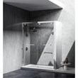 Elegant Kitchen and Bath Warren Semi-frameless Aluminum Shower Door in Chrome