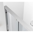 Elegant Kitchen and Bath Warren Semi-frameless Aluminum Shower Door in Chrome