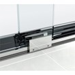 Elegant Kitchen and Bath Warren Semi-frameless Aluminum Shower Door in Chrome