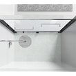 Elegant Kitchen and Bath Warren Semi-frameless Aluminum Shower Door in Chrome