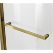 Elegant Kitchen and Bath Warren Semi-frameless Aluminum Shower Door in Gold
