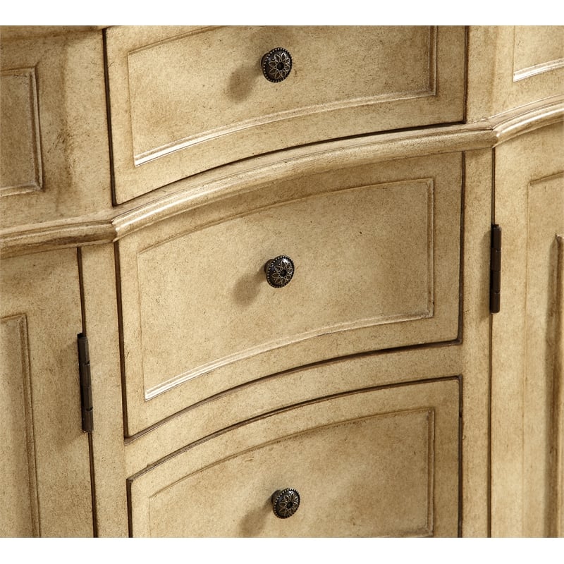 Elegant Kitchen and Bath Danville Double Solid Wood Bathroom Vanity in Beige