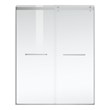 Elegant Kitchen and Bath Hamilton Frameless Aluminum Shower Door in Chrome