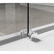 Elegant Kitchen and Bath Hamilton Frameless Aluminum Shower Door in Chrome