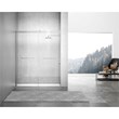 Elegant Kitchen and Bath Hamilton Frameless Aluminum Shower Door in Chrome