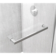 Elegant Kitchen and Bath Hamilton Frameless Aluminum Shower Door in Nickel