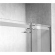 Elegant Kitchen and Bath Hamilton Frameless Aluminum Shower Door in Nickel
