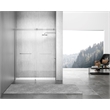 Elegant Kitchen and Bath Hamilton Frameless Aluminum Shower Door in Nickel