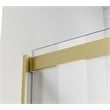 Elegant Kitchen and Bath Hamilton Frameless Aluminum Shower Door in Gold