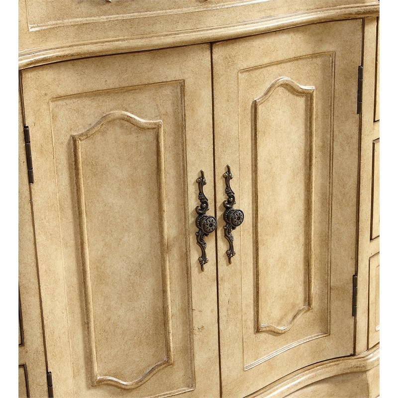 Elegant Kitchen and Bath Danville Solid Wood Bathroom Vanity in Light Beige