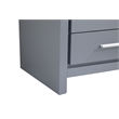 Elegant Kitchen and Bath Filipo Single Solid Wood Bathroom Vanity in Gray