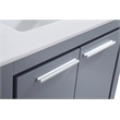 Elegant Kitchen and Bath Filipo Single Solid Wood Bathroom Vanity in Gray