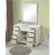 Elegant Kitchen and Bath Otto Single Solid Wood Bathroom Vanity in White