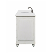 Elegant Kitchen and Bath Otto Single Solid Wood Bathroom Vanity in White