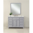 Elegant Kitchen and Bath Otto Single Solid Wood Bathroom Vanity in Gray