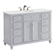 Elegant Kitchen and Bath Otto Single Solid Wood Bathroom Vanity in Gray