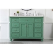 Elegant Kitchen and Bath Otto Single Solid Wood Bathroom Vanity in Green