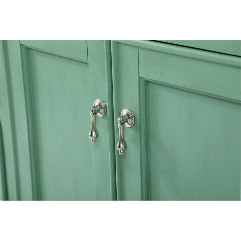 Elegant Kitchen and Bath Otto Single Solid Wood Bathroom Vanity in Green
