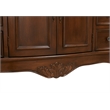 Elegant Kitchen and Bath Windsor Single Solid Wood Bathroom Vanity in Brown