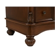 Elegant Kitchen and Bath Windsor Single Solid Wood Bathroom Vanity in Brown