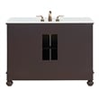 Elegant Kitchen and Bath Windsor Single Solid Wood Bathroom Vanity in Brown