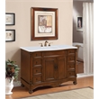 Elegant Kitchen and Bath Windsor Single Solid Wood Bathroom Vanity in Brown