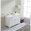 Elegant Kitchen and Bath Cape Cod Single Solid Wood Bathroom Vanity in White