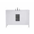 Elegant Kitchen and Bath Cape Cod Single Solid Wood Bathroom Vanity in White